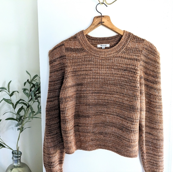 NWT Madewell Space-Dyed Prentiss Pullover Knit Alpaca Sweater - Picture 4 of 13